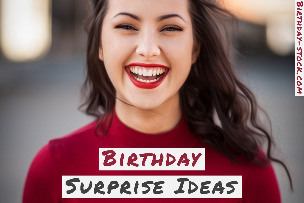 Birthday Surprise Ideas for Husband Him Boyfriend Girlfriend Friends