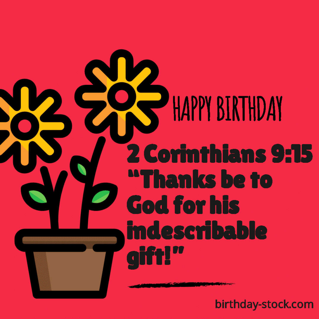 Happy Birthday Bible Verses for Special ones