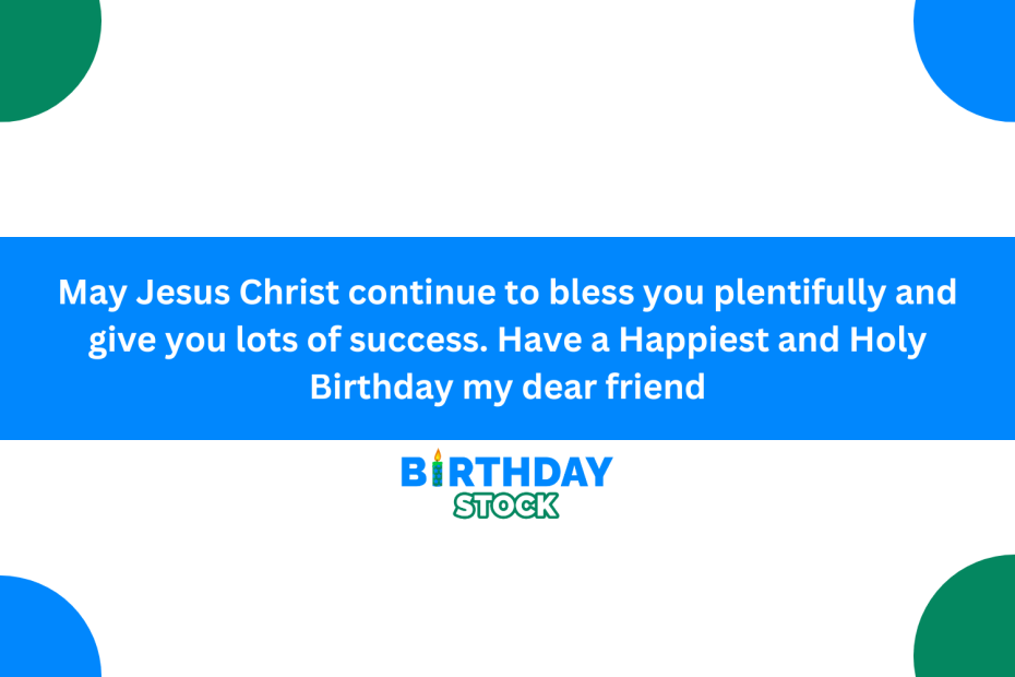Christian Religious Happy Birthday Wishes