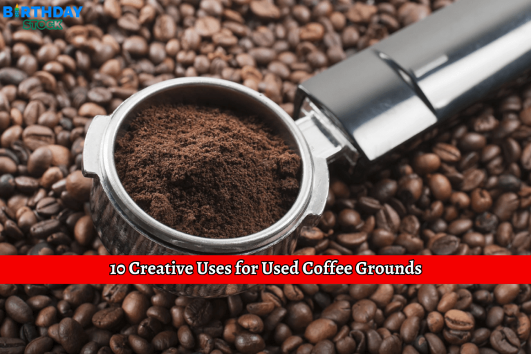 10 Creative Uses for Used Coffee Grounds