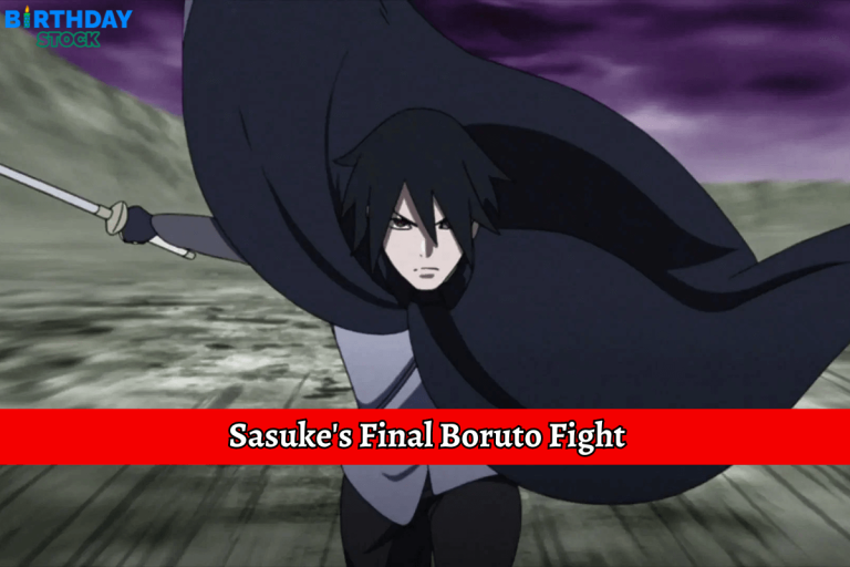 Sasuke's Final Boruto Fight