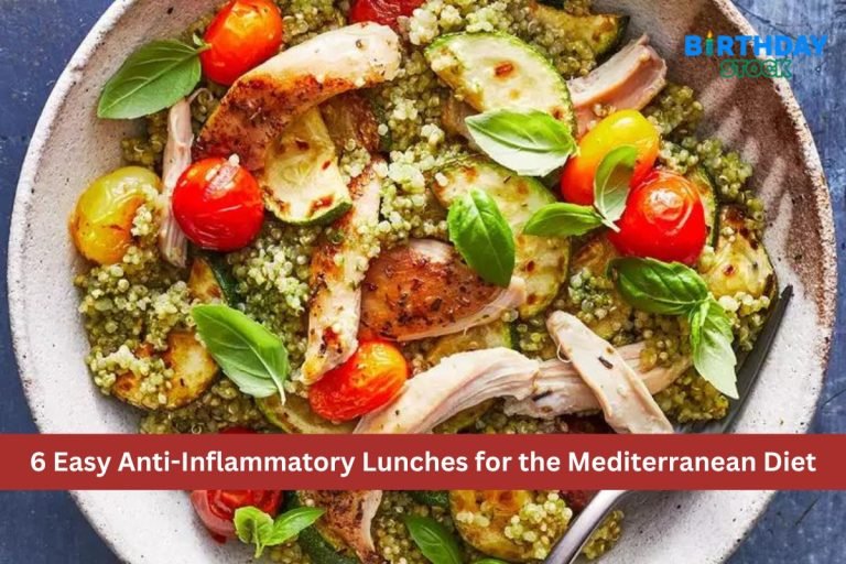 6 Easy Anti-Inflammatory Lunches for the Mediterranean Diet