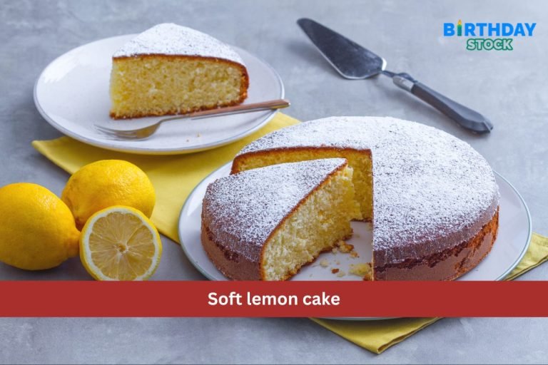 Soft lemon cake
