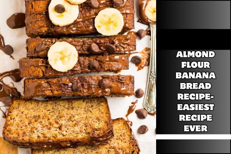 Almond Flour Banana Bread Recipe