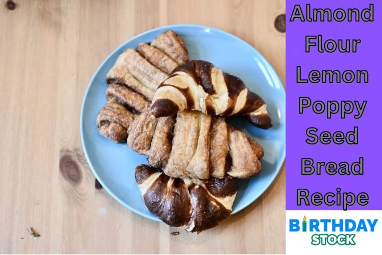 Almond Flour Lemon Poppy Seed Bread Recipe