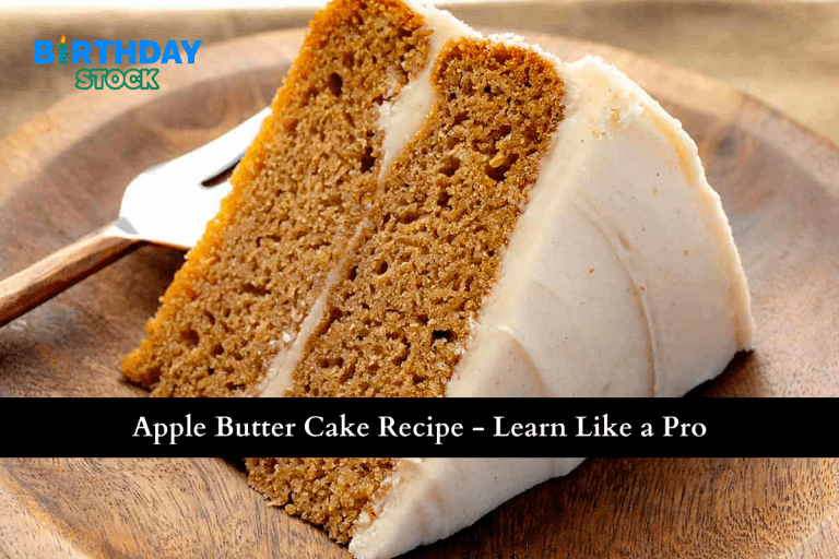 Apple Butter Cake Recipe - Learn Like a Pro
