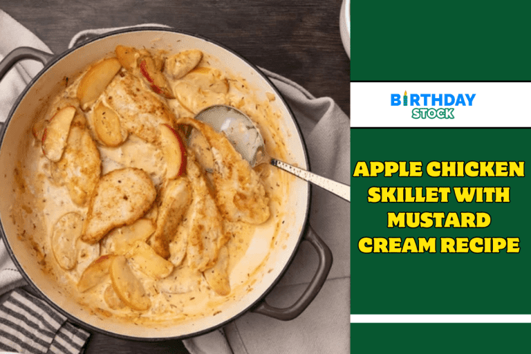 Apple Chicken Skillet With Mustard Cream Recipe