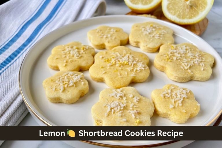Lemon Shortbread Cookies Recipe