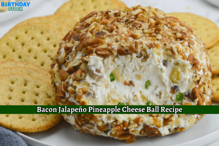 Bacon Jalapeño Pineapple Cheese Ball Recipe