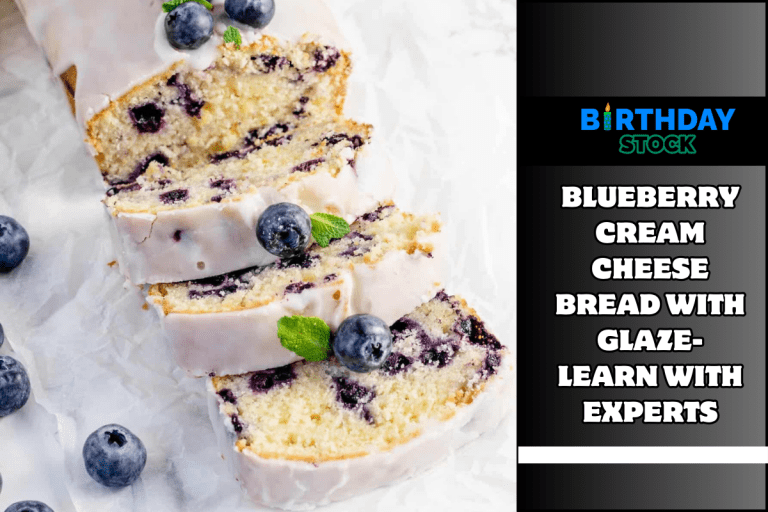 Blueberry Cream Cheese Bread With Glaze- Learn With Experts