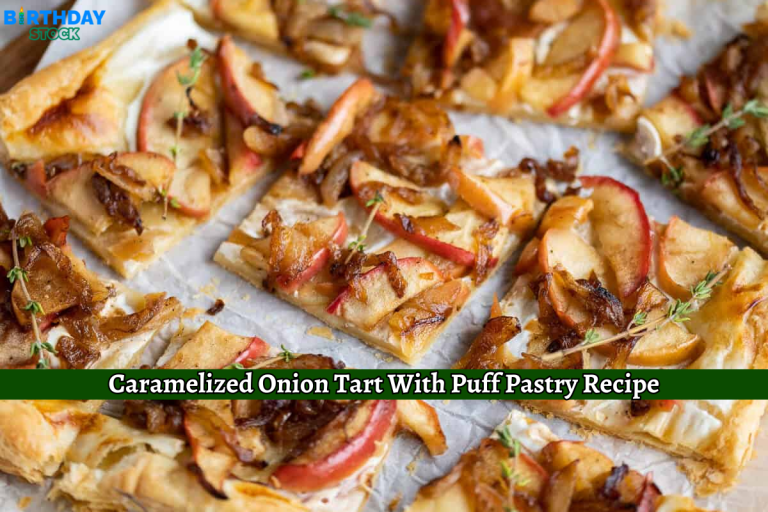 Caramelized Onion Tart With Puff Pastry Recipe