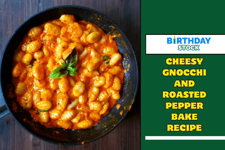 Cheesy Gnocchi And Roasted Pepper Bake Recipe