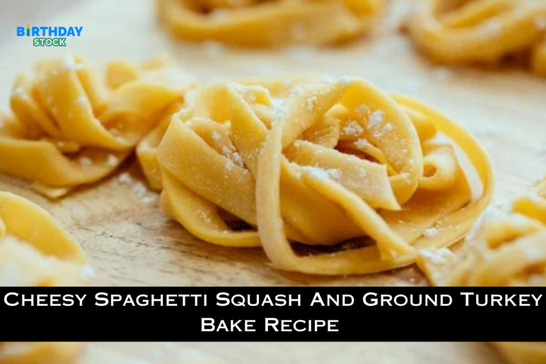 Cheesy Spaghetti Squash And Ground Turkey Bake Recipe