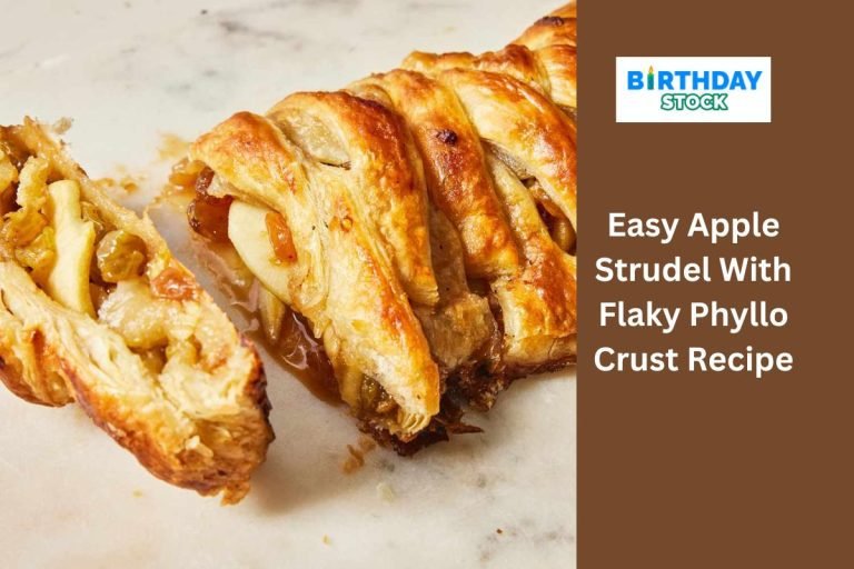 Easy Apple Strudel With Flaky Phyllo Crust Recipe