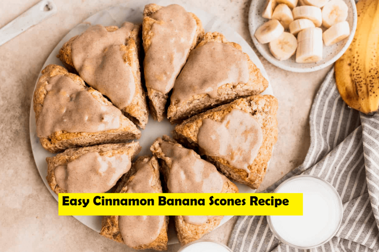 Easy Cinnamon Banana Scones Recipe