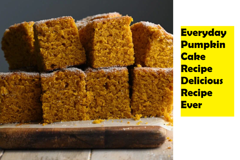 Everyday Pumpkin Cake Recipe - Delicious Recipe Ever