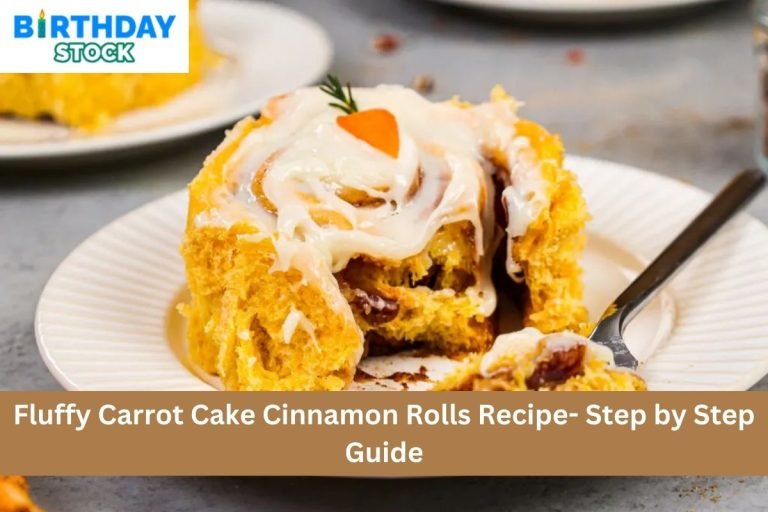 Fluffy Carrot Cake Cinnamon Rolls Recipe- Step by Step Guide