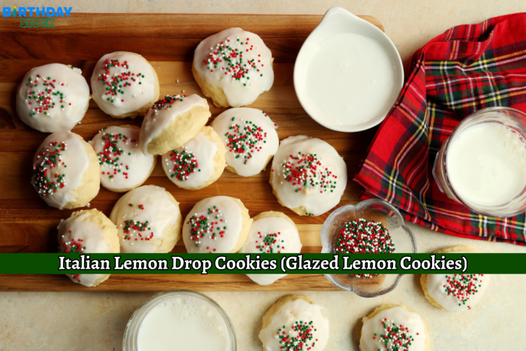 Italian Lemon Drop Cookies (Glazed Lemon Cookies)