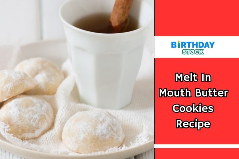 Melt-In-Mouth Butter Cookies Recipe
