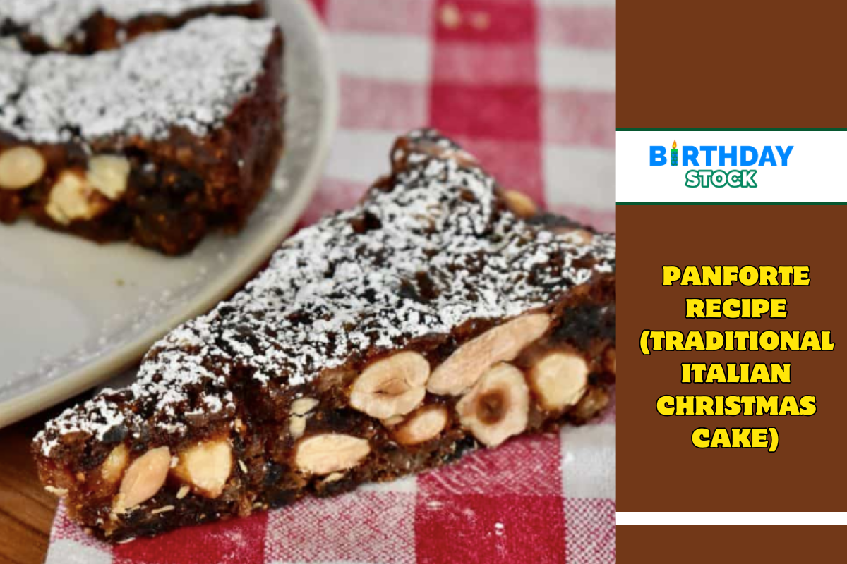 Panforte Recipe (Traditional Italian Christmas Cake)