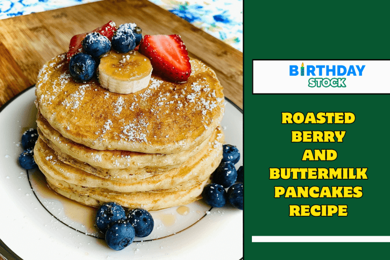 Roasted Berry And Buttermilk Pancakes Recipe