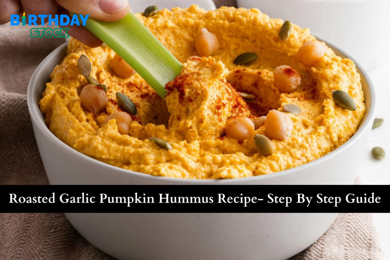 Roasted Garlic Pumpkin Hummus Recipe- Step By Step Guide