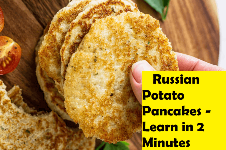 Russian Potato Pancakes - Learn in 2 Minutes