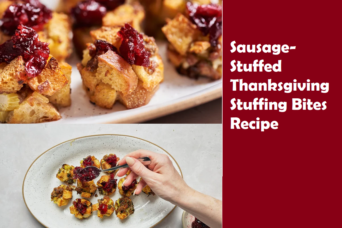Sausage-Stuffed Thanksgiving Stuffing Bites Recipe