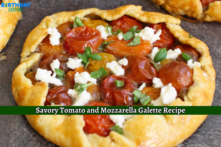 Savory Tomato and Mozzarella Galette Recipe