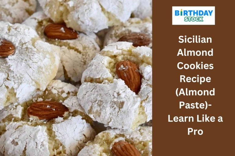 Sicilian Almond Cookies Recipe (Almond Paste)- Learn Like a Pro