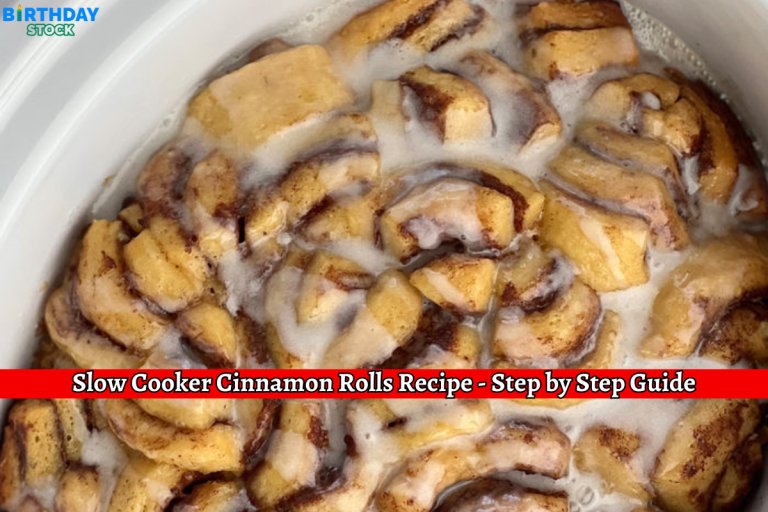Slow Cooker Cinnamon Rolls Recipe - Step by Step Guide