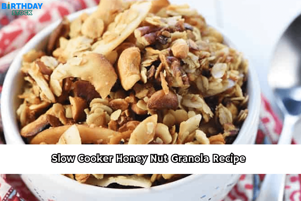 Slow Cooker Honey Nut Granola Recipe
