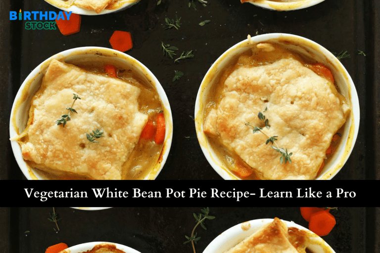 Vegetarian White Bean Pot Pie Recipe- Learn Like a Pro