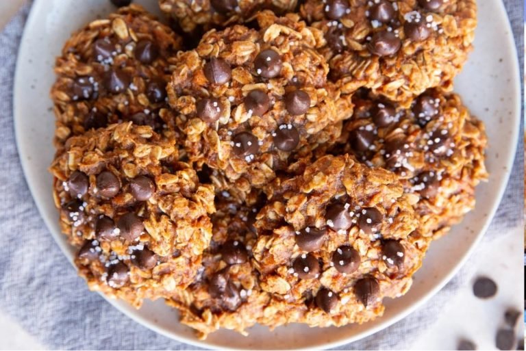 5-Ingredient Healthy Sweet Potato Oatmeal Cookies Recipe