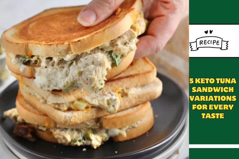5 KETO Tuna Sandwich Variations for Every Taste