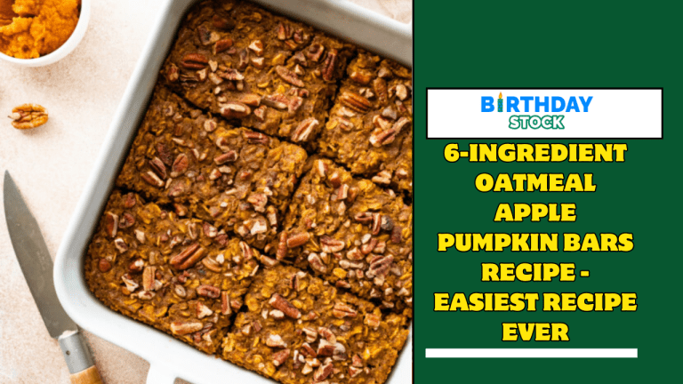 6-Ingredient Oatmeal Apple Pumpkin Bars Recipe - Easiest Recipe Ever