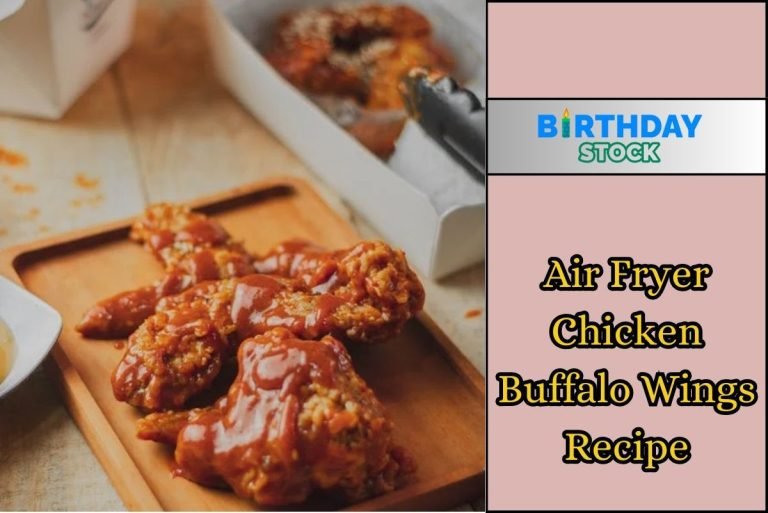 Air Fryer Chicken Buffalo Wings Recipe