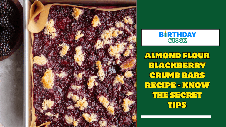 Almond Flour Blackberry Crumb Bars Recipe - Know the Secret Tips