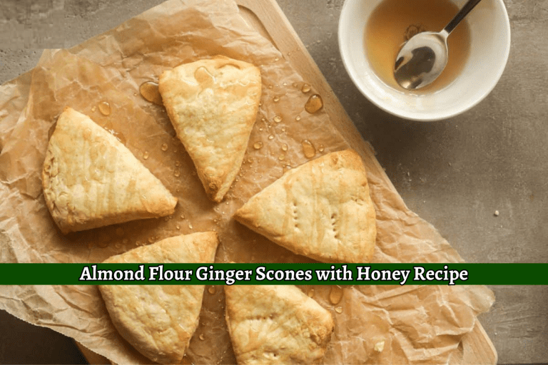 Almond Flour Ginger Scones with Honey Recipe