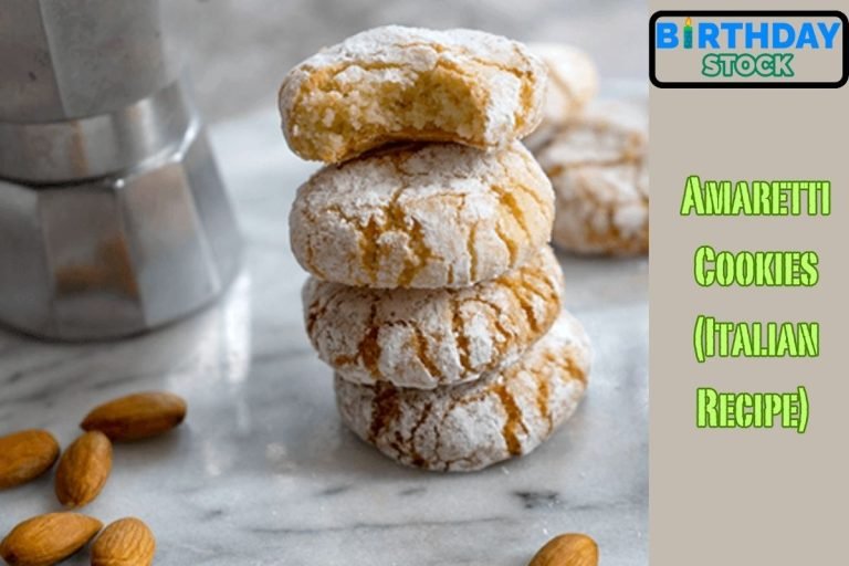 Amaretti Cookies (Italian Recipe)