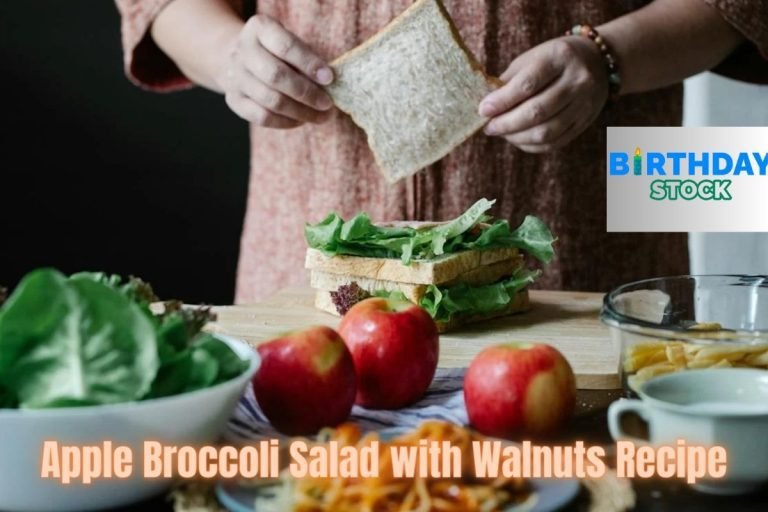 Apple Broccoli Salad with Walnuts Recipe