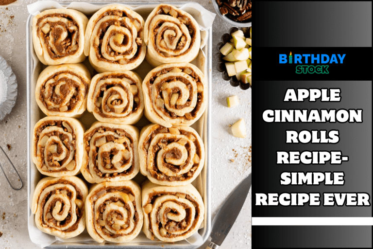 Apple Cinnamon Rolls Recipe- Simple Recipe Ever