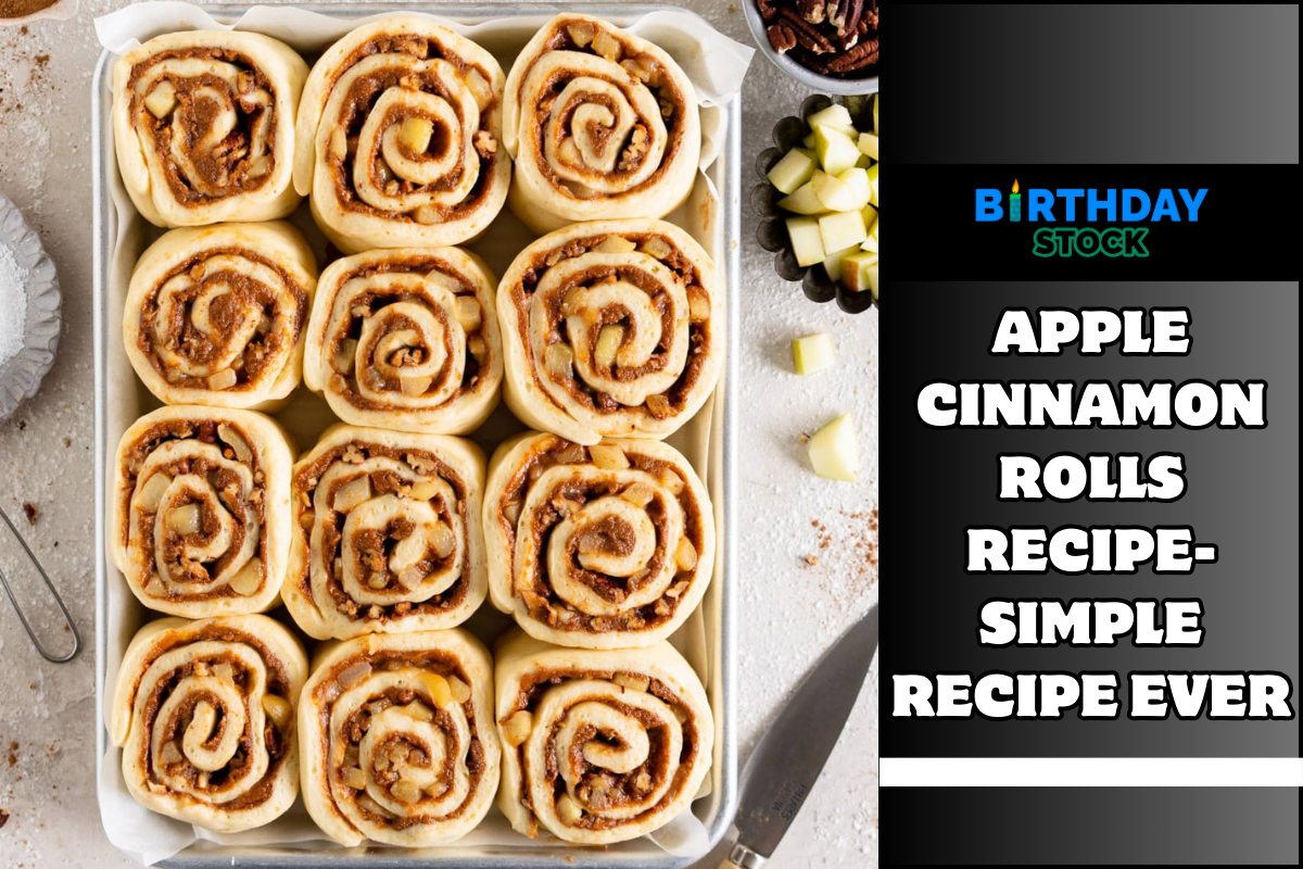 Apple Cinnamon Rolls Recipe- Simple Recipe Ever