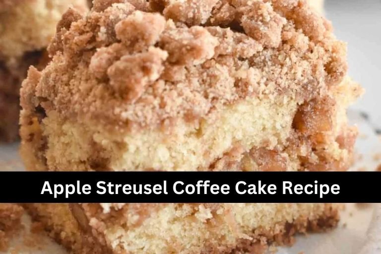 Apple Streusel Coffee Cake Recipe