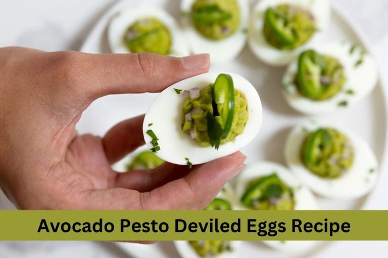 Avocado Pesto Deviled Eggs Recipe