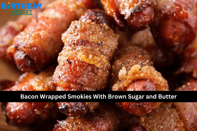 Bacon Wrapped Smokies With Brown Sugar and Butter