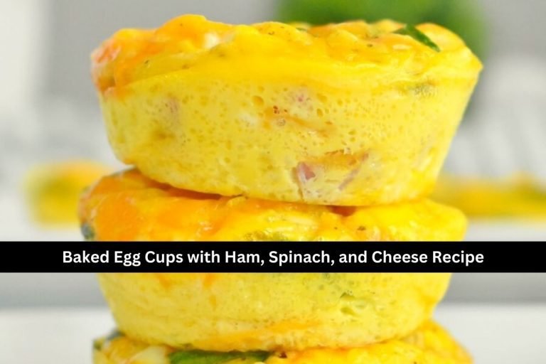 Baked Egg Cups with Ham, Spinach, and Cheese Recipe
