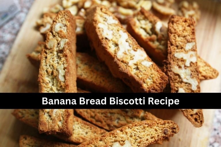Banana Bread Biscotti Recipe