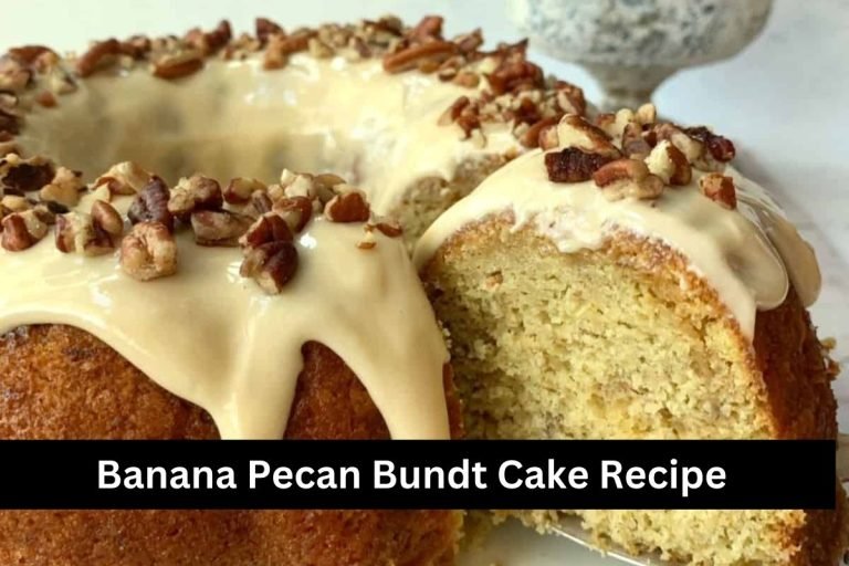 Banana Pecan Bundt Cake Recipe