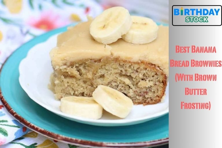 Best Banana Bread Brownies (With Brown Butter Frosting)